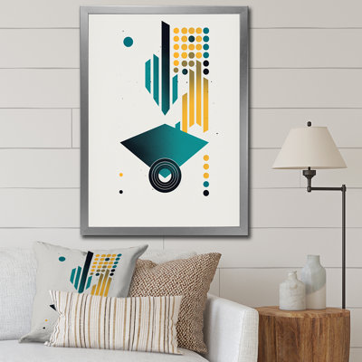 Visionary Retro Moon Geometric Minimalism I - Print