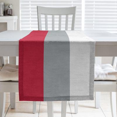 Atlanta Throwback Football Stripes Table Runner