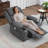 Ultimate Comfort 360° Swivel Recliner – Heated Massage, Rocking And Retractable Armrests-1788949184