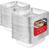 30pcs Foil Pans Air Fryer Tin Foil Plate Household Oil-absorbing