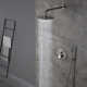 Pressure-Balanced Complete Shower System with 10-Inch Rain Shower Head, Handheld, Rough-in Valve