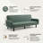 1-Piece Living Room Sofa, Calico Fabric Upholstery-1418308321
