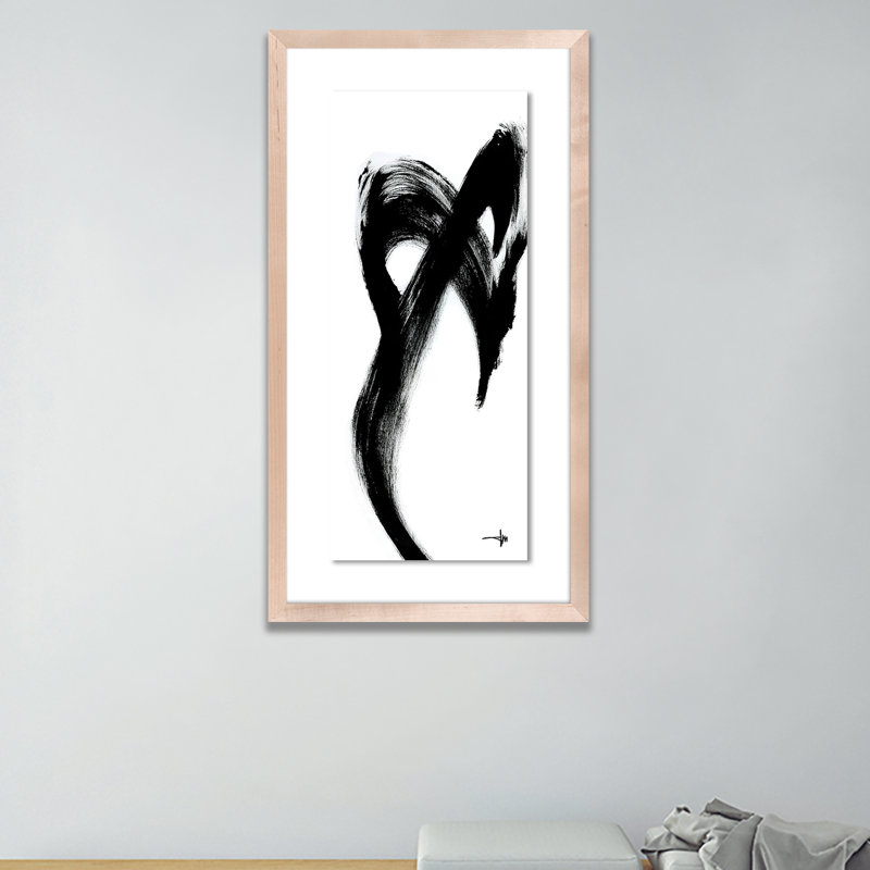 Phoenix Print by Johan Gert Manschot, 48" H x 24" W x 2.5" D, Natural