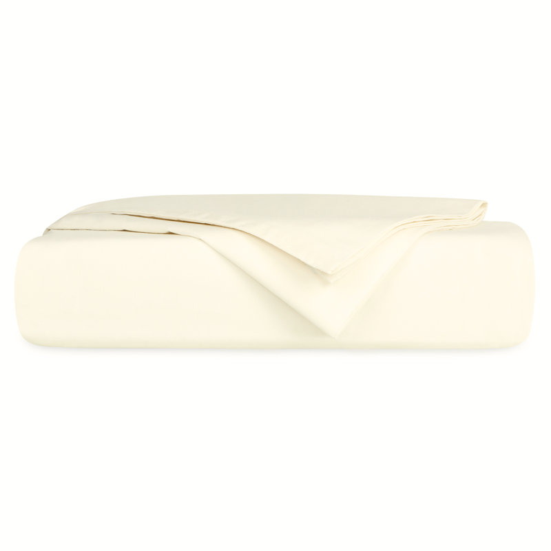 Ensembles de draps-housses 100% coton tissé en percale, 400 fils au pouce carré, certifié GOTS, lisse et évacuant l'humidité