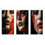 Portrait de femme «Red Fashion» rouge - noir-952283599