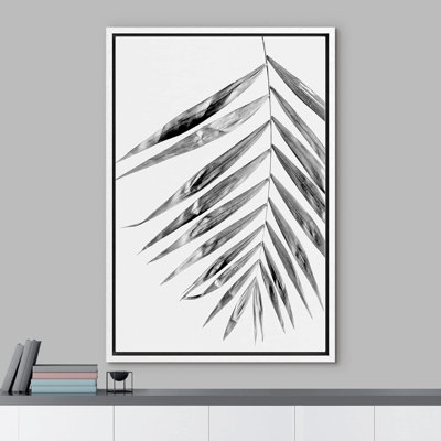 Minimal, botanique, jungle tropicale, feuille de palmier, nature, illustrations florales, art moderne nordique, minimal