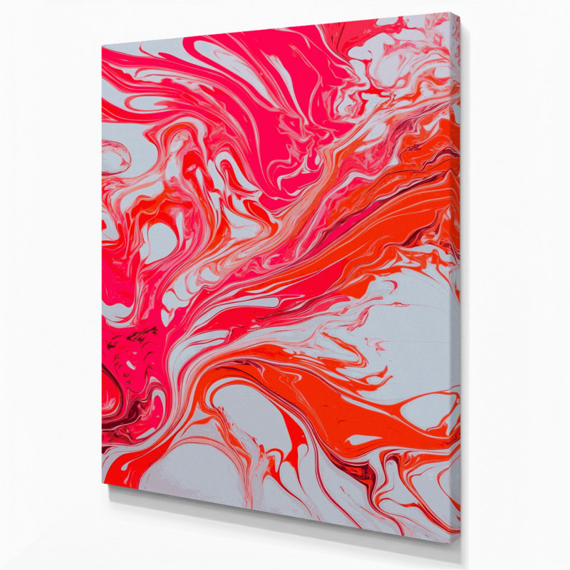 Art abstrait sur toile 41, H 36 po x l 24 po