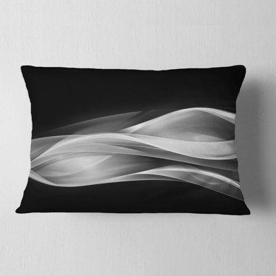 Abstract Abstract Glittering Pattern Lumbar Pillow