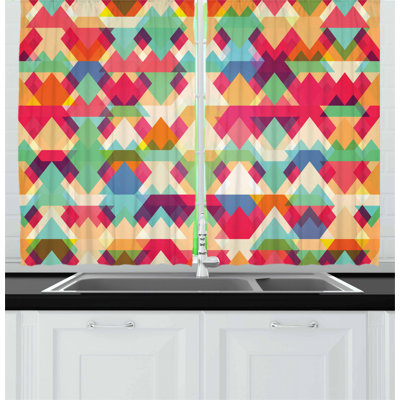 Pointed Kitchen Curtain