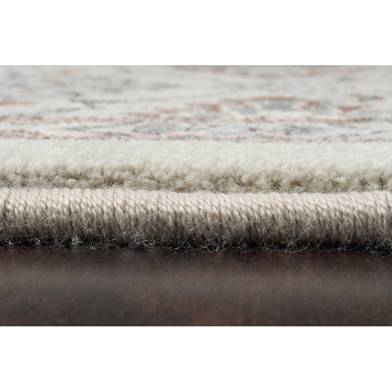 ANCIENT GARDEN 7.10 RD 57275-6295 CREAM/BEIGE, Round 7'10"