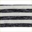 Repose-pieds, tissu antidérapant moderne, noir et blanc, 16 x 16 x 16 po | Noir et blanc | Textile