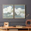 Impression encadrée Big Clouds I-Premium - prête à être accrochée - aucun clou requis - aucun clou requis-887471231-887471173