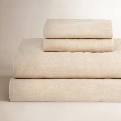 100% French Linen Sheet Set