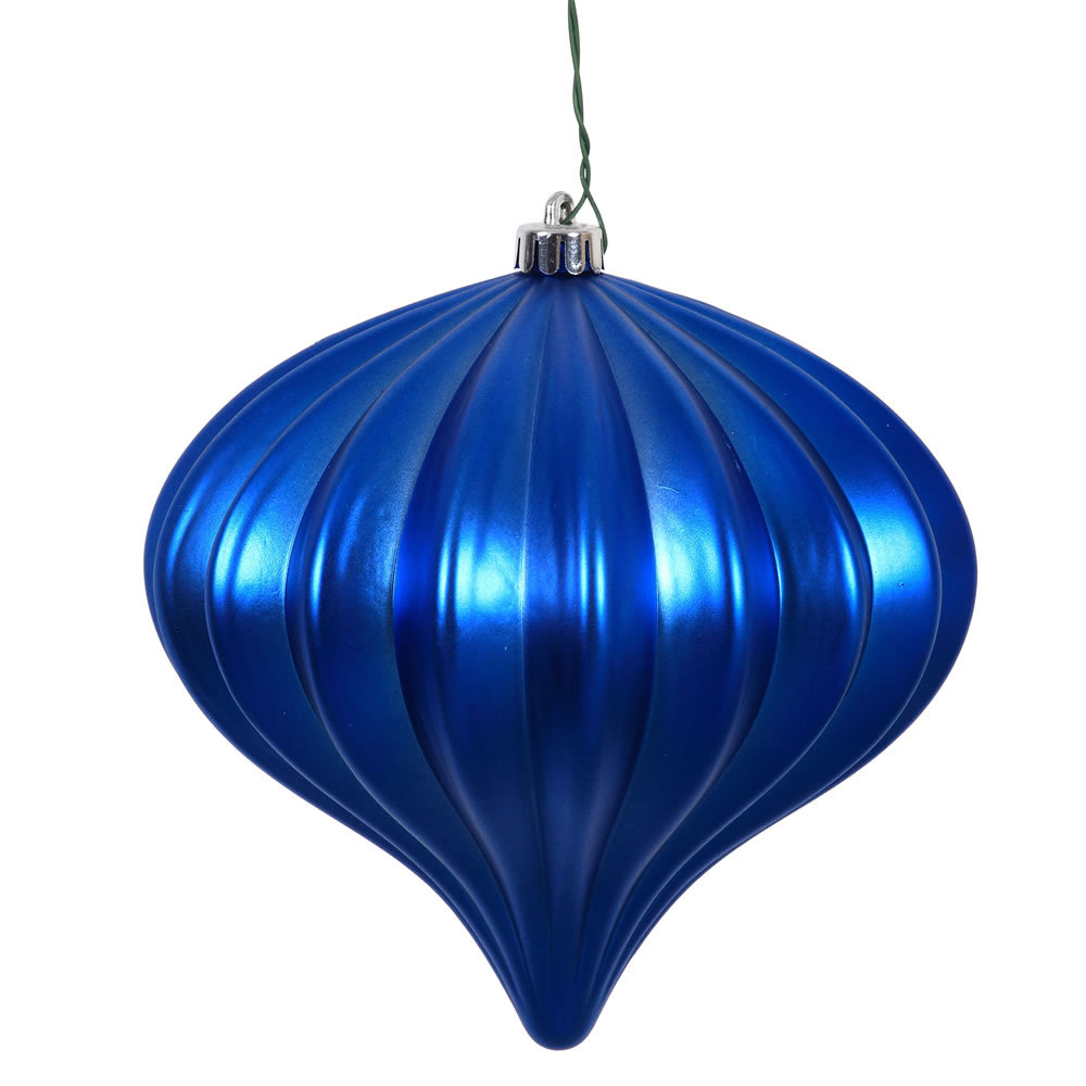 5.7" Onion Christmas Ornament UV, Blue
