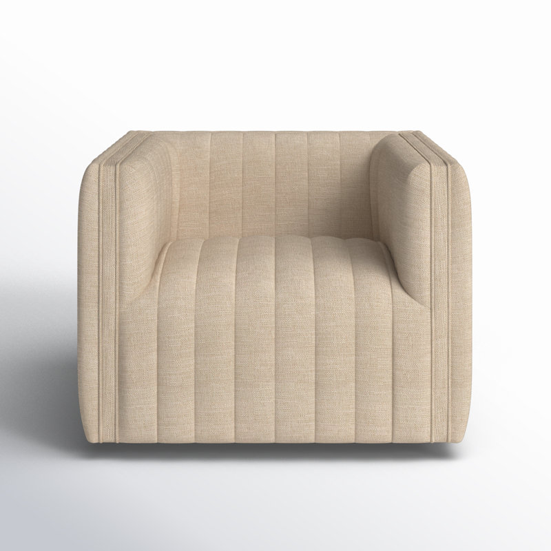 Augustine Outdoor Swivel Lounge Chair, Casa Cream