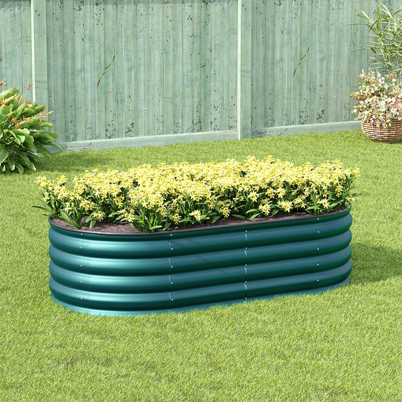 Planter Box, Green, 42cm H x 160cm W x 80cm D