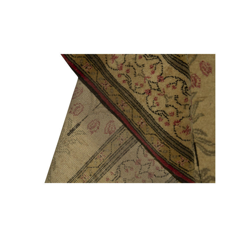 Hand-Knotted High-Quality Beige Area Rug