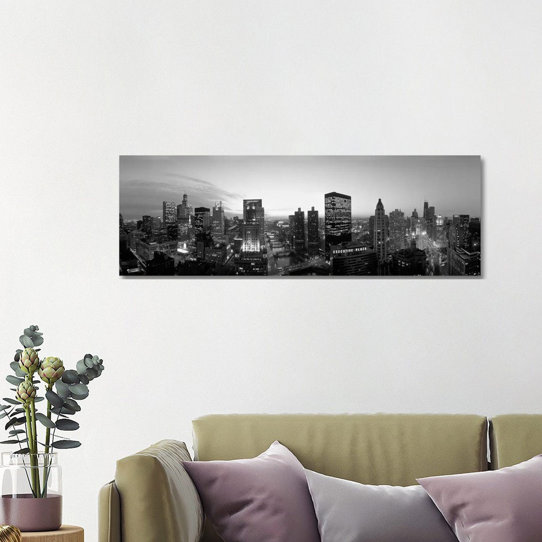 Chicago, Illinois, USA by Panoramic Images - Wrapped Canvas Panoramic Print