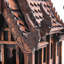 Guardian Spirit Home Teak Spirit House Sculpture