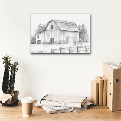 'Barn Study 2' by Ethan Harper Canvas Wall Art