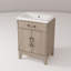 Meuble-lavabo simple avec plateau en acrylique-707653458