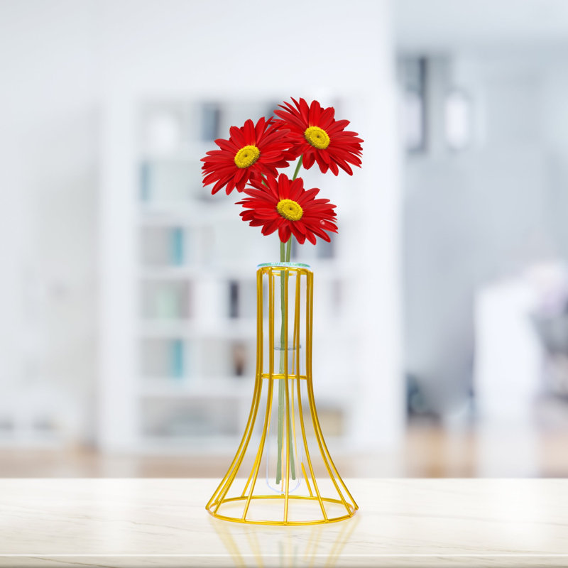 Kermith Handmade Table Vase, Gold