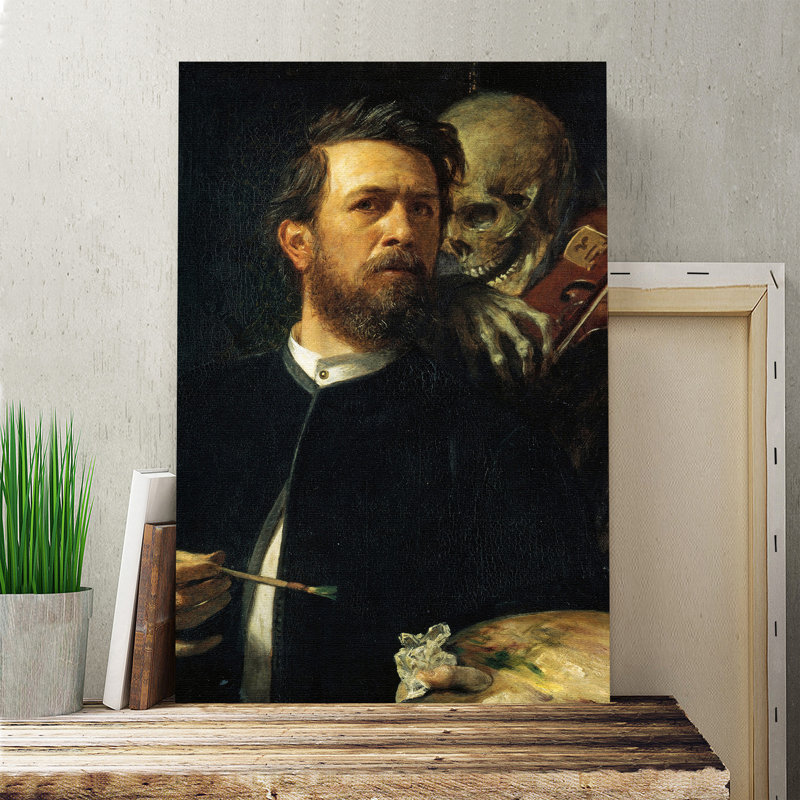 Arnold Böcklin - Wrapped Canvas Painting, 50cm H x 35cm W