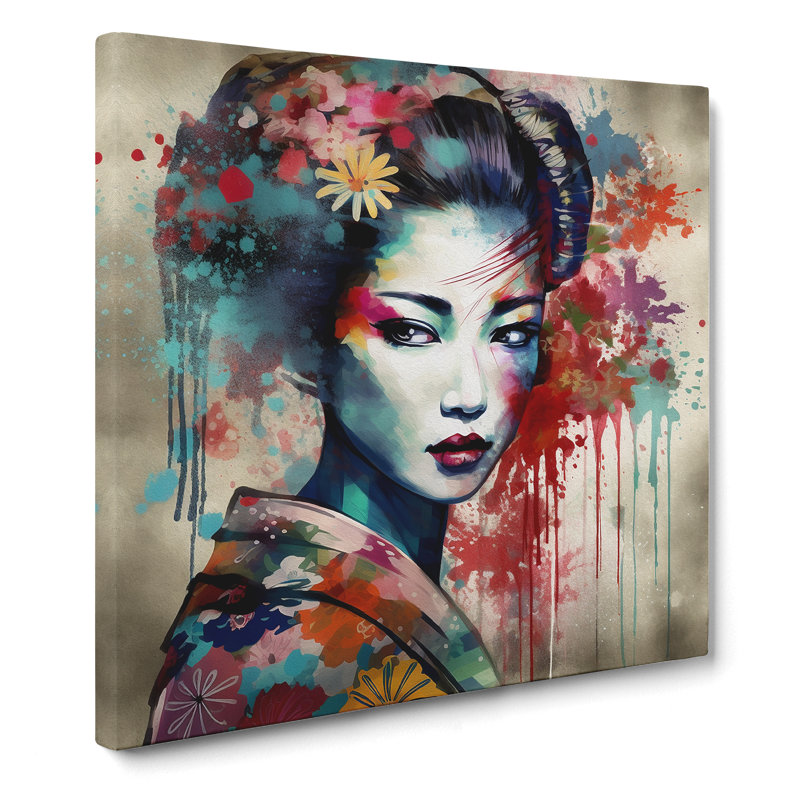 Geisha Abstract Art No.4 - Print
