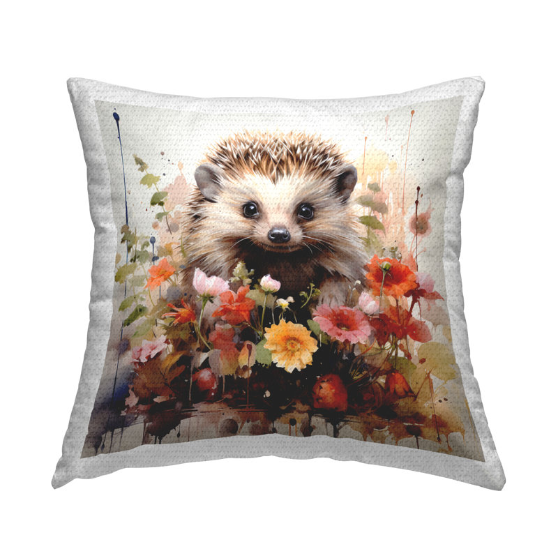 Housse de coussin en polyester pour l'intérieur / extérieur Ryley Gray