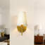 Ensemble de 2 appliques murales à abat-jour en tissu classique, éclairage simple E12, lampe murale de ferme pour miroir de salle de bain, salon, chevet-1212820849
