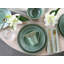 Celadon green Stoneware Dinnerware Set Piece