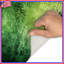 Tapis de bain vert à texture abstraite-737438645