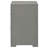 Pierce Grey High Gloss 2-drawer Nightstand Bedside Table-675765752