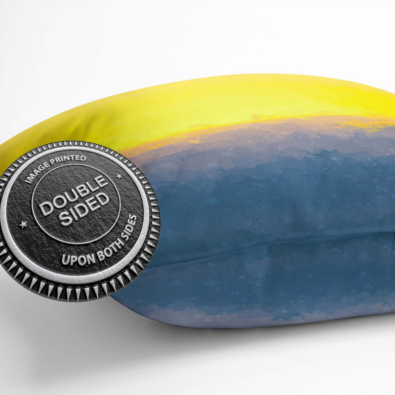 Valley of Clouds Cushion with Filling, 55cm H x 55cm W x 20cm D