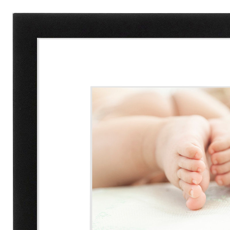 Cadre photo en bois Jenrry, Noir, 16 po x 20 po