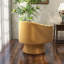 Aynur Velvet Swivel Barrel Chair-273551526
