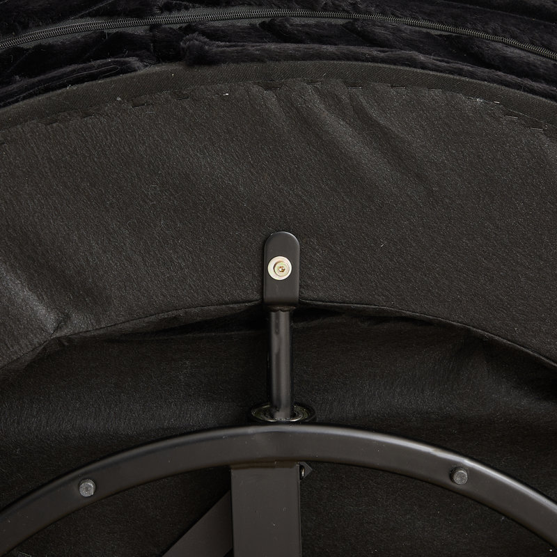 Canapé Chesterfield 57 po en velours noir pour le salon, canapé 2 places capitonné avec accoudoirs roulés et tête de clou pour le salon, la chambre à coucher, le bureau, un appartement, deux coussins