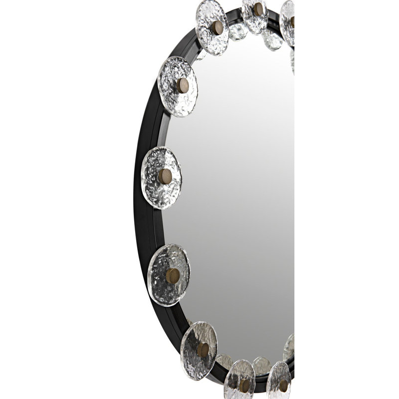 Moira Round Metal Wall Mirror