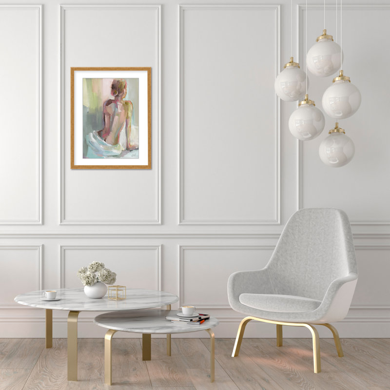 Classic Elegance Grace In Pose: A Portrait Of Feminine Elegance, 48" H x 32" W