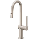 Pull-Down Prep/Bar Faucet With Button Sprayer