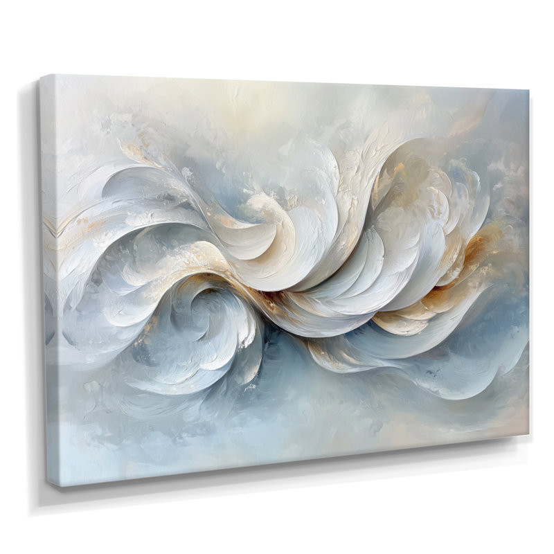 Zeringue - Abstract Wall Art, H 12 po x l 20 po, Toile tendue, Ne s’applique pas