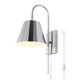 Rhoeva Single Light Iron Dimmable Plug-in Flush Mounted Sconce