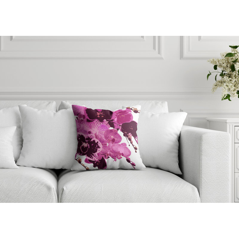 Housse et insert de coussin extérieur carré Barcley, Blanc, 16 po x 1 po