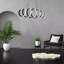 Modern LED Spring Chandelier – Adjustable Matt Black Metal Ceiling Light Fixture for Living Room, Dining Room & Bedroom