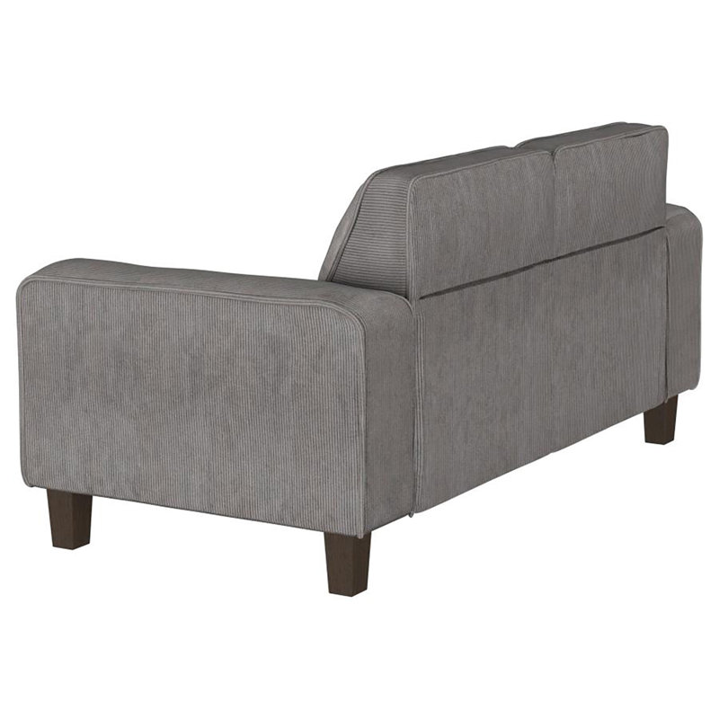 Ensemble de salon 2 pièces Burnsville, Gris anthracite
