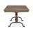 Extendable Metal Base Dining Table