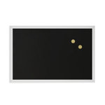 Symple Stuff Yes Slate Wall Wood Bulletin Board