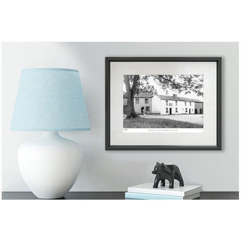 Winton, The Bay Horse Inn C1955 by Francis Frith - Single Picture Frame Print, 40cm H x 50cm W x 2.3cm D
