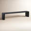 Banc en bois massif Channing 62 "-82"-88572003-88572001