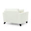 Fauteuil paresseux beige en velours côtelé avec siège confortable